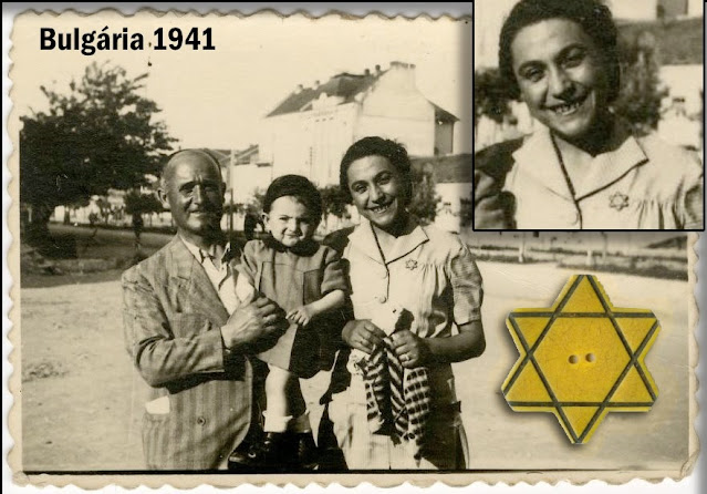 Botão Amarelo obrigatório para os judeus da Bulgária em 1941