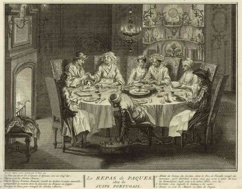 1725 Picart Passover Portuguese Jews Holanda Likud Brasil
