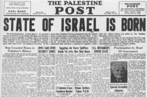 2026 19480516 PalestinePost Israel is born Likud Brasil