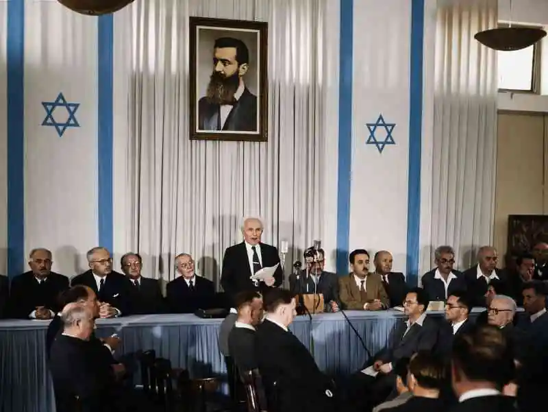 2026 independencia de israel 1 colorizada gpt Likud Brasil