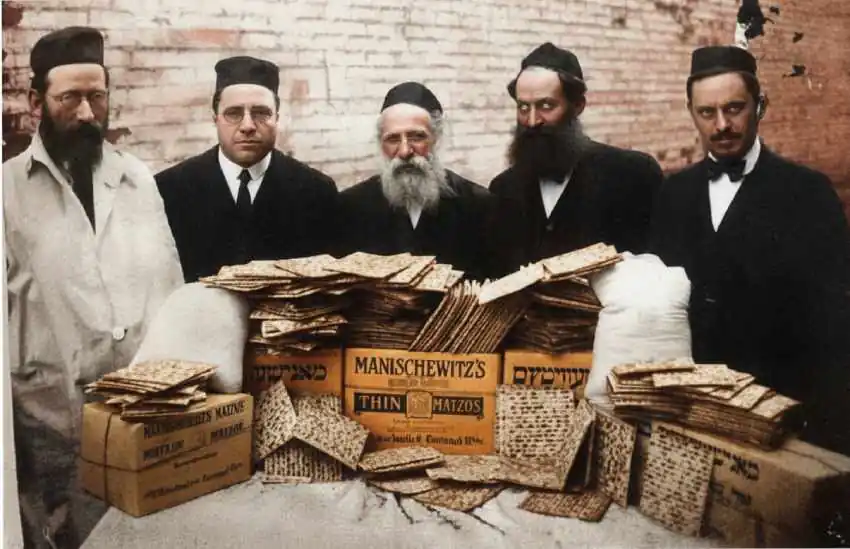 x manischewitz 1921 colorized Likud Brasil